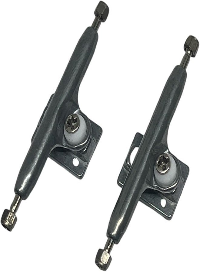 LEEFAI Pro Fingerboard Trucks 29/32/34/36mm G4-Raw Metal Color-Inverted Kingpin with Hardware (26mm) - Image 2